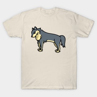 cool wolf drawing design T-Shirt